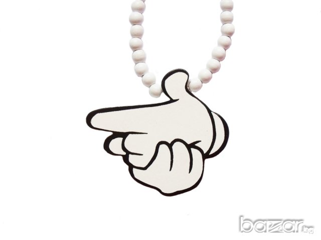 Медальон от дърво " Crooks and Castles Air Gun" 2802 Good Wood