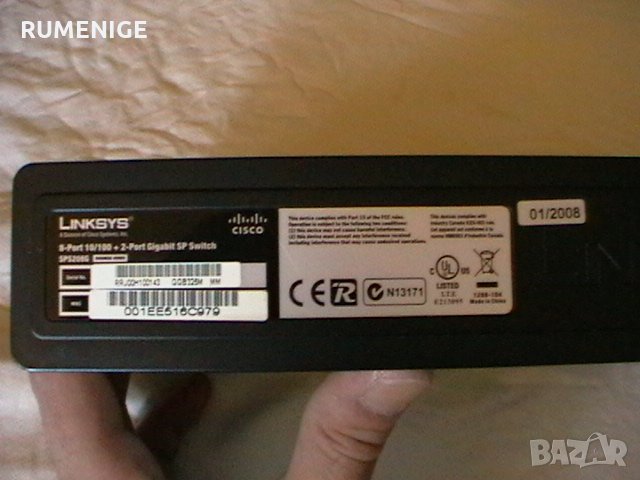 Суич, Switch CISCO SPS208G, снимка 12 - Суичове - 24836752