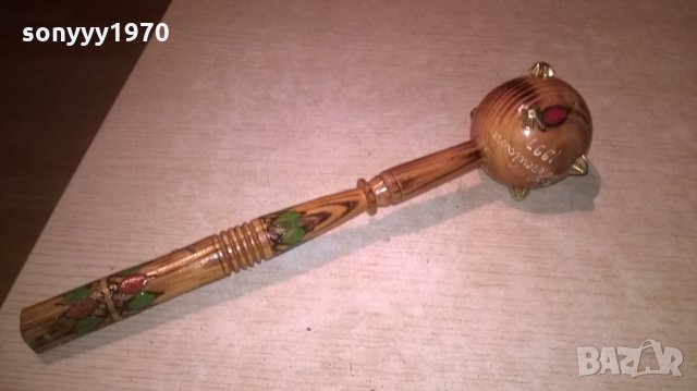 дървен боздуган-33х9см, снимка 13 - Колекции - 24861432