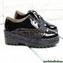 Дамски спортни обувки черни с брукат код 335, снимка 4