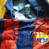 Барселона грейка с качулка за бягане-дъжд и спорт размер ХХЛ, снимка 5 - Футбол - 23840044