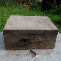 Старинен дървен куфар #2, снимка 1 - Антикварни и старинни предмети - 22398938