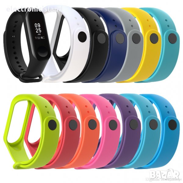 Каишка и Аксесоар за смарт гривна Xiaomi Mi band модел: 2 / 3 / 4 / 5 / 6 / 7 / 8 / 9 / 10, снимка 1