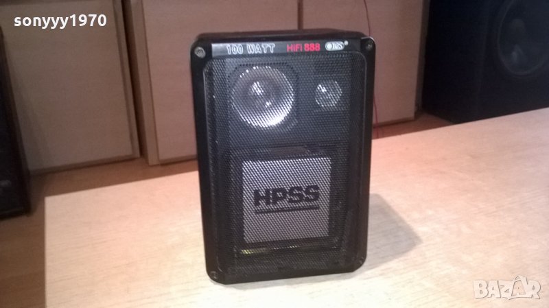 100watt hifi 888-mettal-тонколона-1бр-внос швеицария, снимка 1