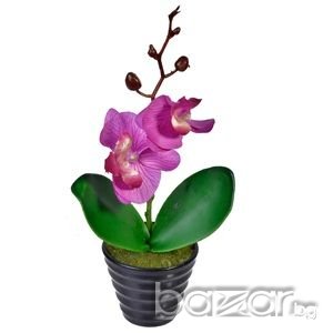 Изкуствена орхидея-25 см., снимка 1