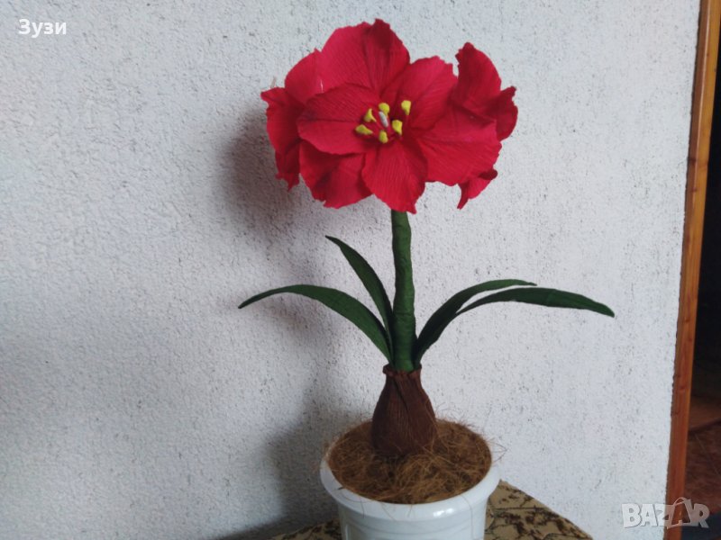 Цветя от хартия-Амарилис, снимка 1