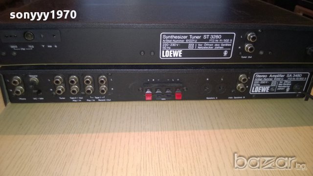 loewe sa 3480 stereo amplifier+loewe st 3280 synthesizer tuner-внос швеицария, снимка 11 - Ресийвъри, усилватели, смесителни пултове - 9161721