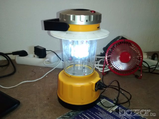 Мощна къмпинг LED лампa, с акумулатор, снимка 4 - Спортна екипировка - 10818468