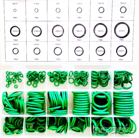 О пръстени за ремонт на автоклиматици комплект 270 броя, снимка 3 - Аксесоари и консумативи - 8845016