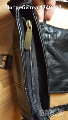 Малка дамска кожена чанта, снимка 3 - Чанти - 23272900