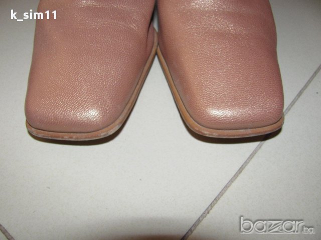 Испански златисти кожени обувки № 35 , снимка 4 - Дамски ежедневни обувки - 11795123