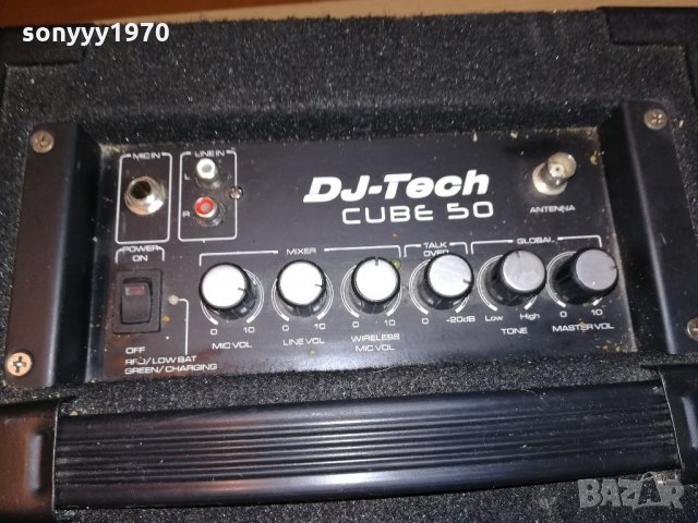 dj-tech professional cube50-29х27х27см-внос швеицария, снимка 12 - Ресийвъри, усилватели, смесителни пултове - 21636457