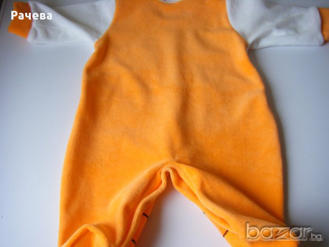 Боди плюш оранж, снимка 5 - Бодита за бебе - 16026960