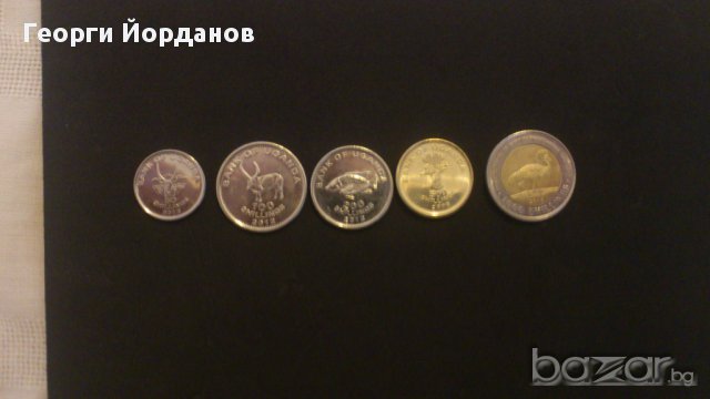 Монети лот от 5 монети Уганда