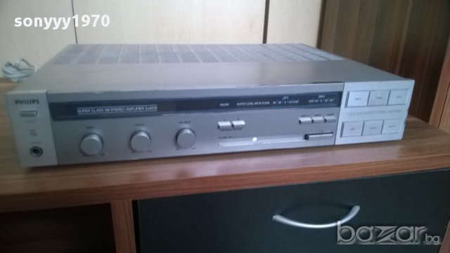 ★ █▬█ 0 ▀█▀ ★ philips f4234/00-stereo amplifier-230w-made in belgium-внос швеицария, снимка 3 - Ресийвъри, усилватели, смесителни пултове - 8939103