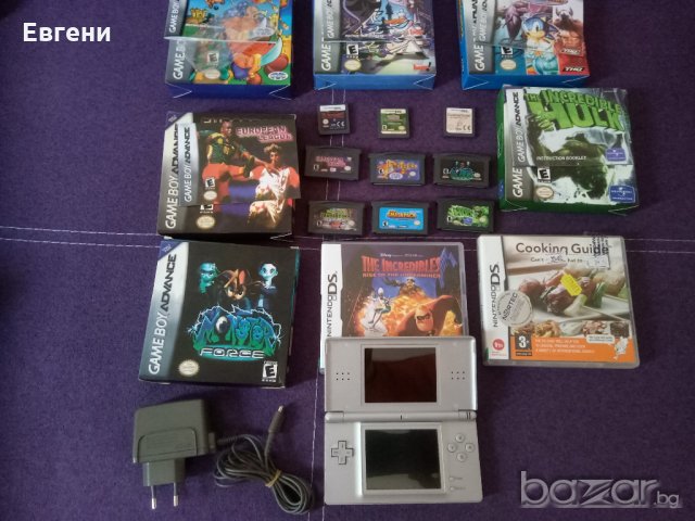Nintendo DS lite конзола,зарядно,8 игри,аксесоари,лот , снимка 6 - Nintendo конзоли - 21470602