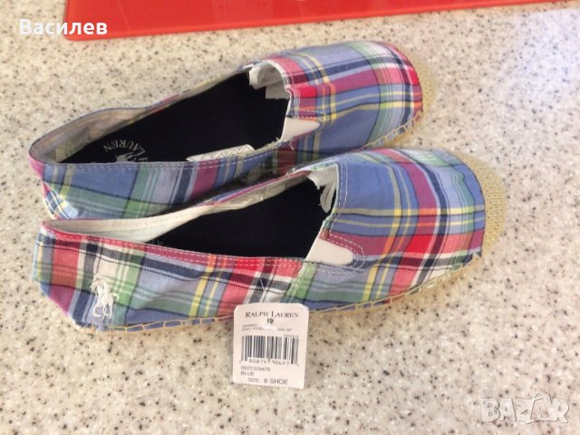 Ralph Lauren Ралф Лорън оригинални дамски еспадрили 39, снимка 3 - Дамски ежедневни обувки - 21665978