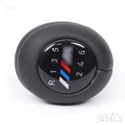 Топка скоростен лост BMW кожа ///M Power 5 и 6 скорости 