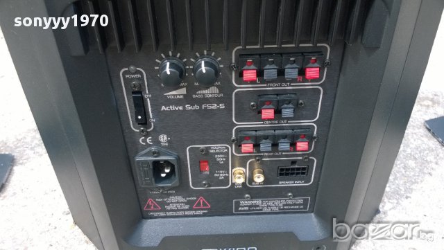 mission f52-s active sabvoower+5 mission saraund speacers-внос англия, снимка 12 - Ресийвъри, усилватели, смесителни пултове - 11789453