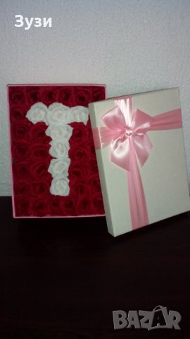 Кутии с хартиени рози, снимка 3 - Декорация за дома - 24676429
