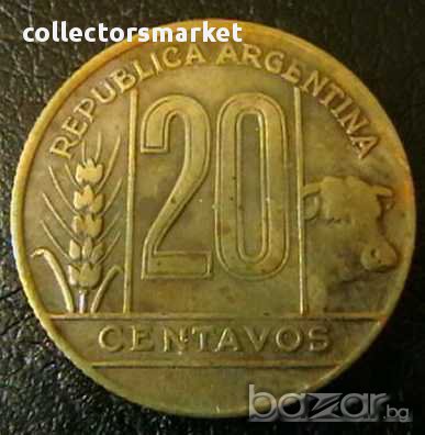 20 центаво 1949, Аржентина