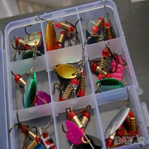 Лот от 30 броя,Блесни,рибарски,риба,риболов, снимка 8 - Такъми - 25300909