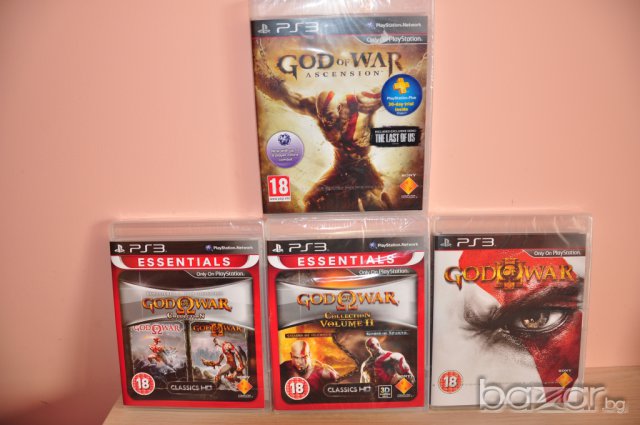 Нови игри.god of War Ascension,collection 1,2,god of 3, ps3