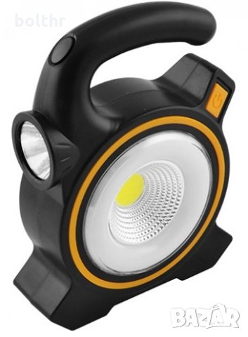 Преносима соларна COB работна лампа с фенер Cob Work Lights JY-819A, снимка 1