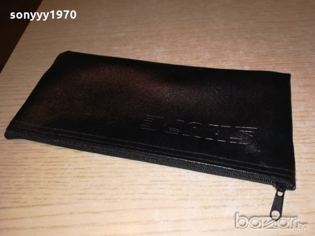 shure-кожен калъф с цип за микрофон-21х10см-нов, снимка 6 - Други - 20608588
