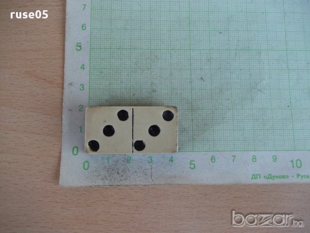 Лот от 28 бр. стари плочки за домино, снимка 4 - Други ценни предмети - 17733687