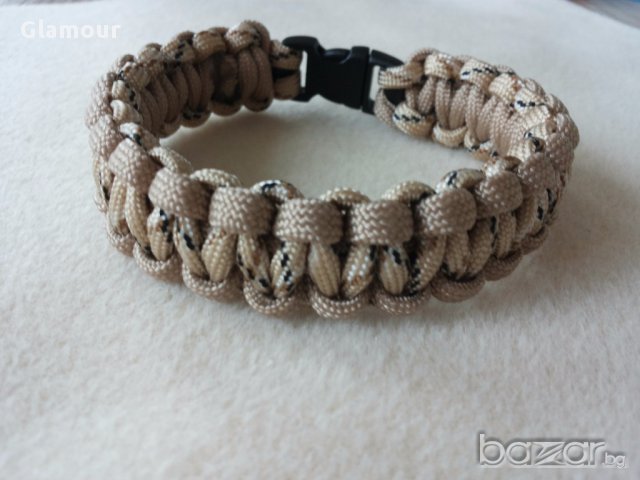 Паракорд гривна за мъже, снимка 2 - Гривни - 16313563