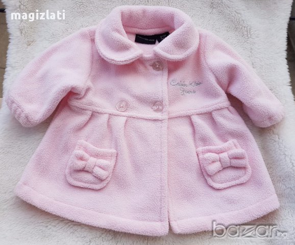 Поларено палтенце 0-3 месеца, снимка 4 - Бебешки рокли - 17185488