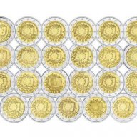 2 Евро монети ''30 Години Флага на Европа" 2015 - пълен сет 23 бр., снимка 1 - Нумизматика и бонистика - 15990737