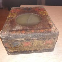антика-старинна кутия за стена-19х15х9см, снимка 13 - Антикварни и старинни предмети - 20962448