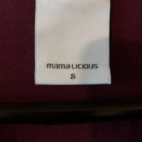 Дам.тениска-"MAMA-LICIOUS"-/памук+ликра/-тъм.малинена. Закупена от Италия., снимка 7 - Тениски - 21946033