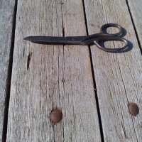Стара шивашка ножица,ножици, снимка 1 - Антикварни и старинни предмети - 19179512