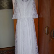 Булчинска / шаферска рокля от дантела, снимка 3 - Сватбени рокли - 17719859