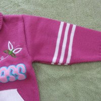 Нова бебешка жилетка с бродерия за момиче, снимка 2 - Жилетки и елечета за бебе - 23906057