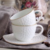 Чаши за кафе, чай и капучино от костен порцелан, снимка 4 - Сервизи - 25704527