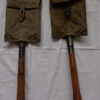 Ретро войнишка лопата модел 1915 год. BLECKMANN MURZZUSCHLAG 1915 Австрия два броя, снимка 1 - Други ценни предмети - 21561409