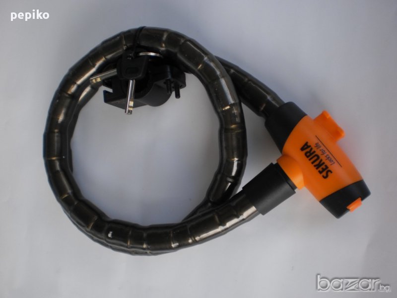 Продавам колела внос от Германия заключващо устройство,катинар за велосипед SEKURA Locks for life , снимка 1