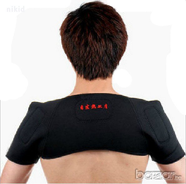 Турмалинов нараменник колан за рамене срещу болки в гърба, снимка 1