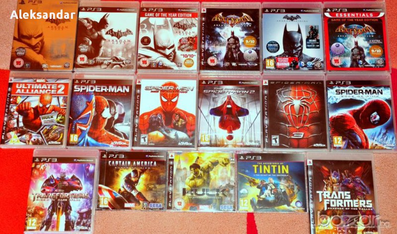 Нови ps3,Hulk,Batman,Америка,transformers,spiderman,спайдърмен,пс3 , снимка 1