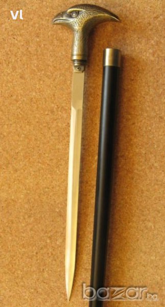 Бастун със скрит кинжал - копие на модел от 1860, снимка 1
