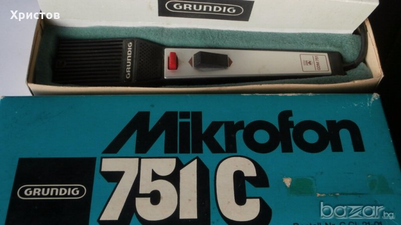 Стар микрофон GRUNDIG, снимка 1