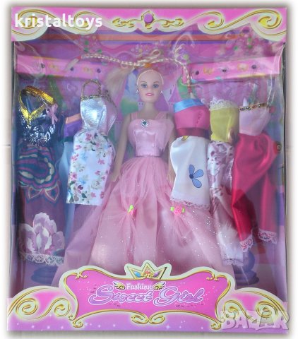 Комплект кукла с дрехи SWEET GIRL, снимка 1