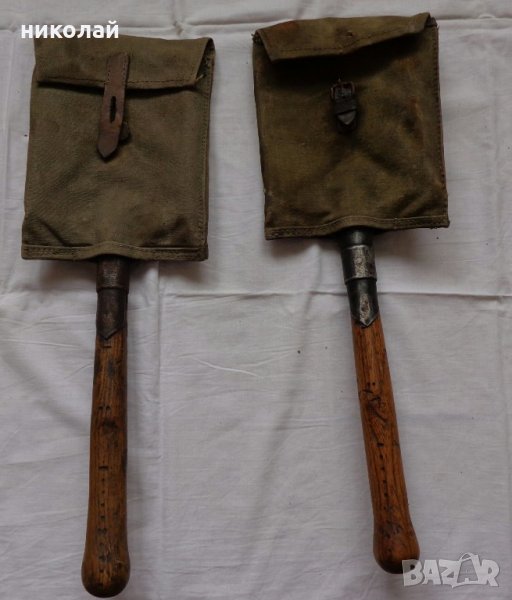 Ретро войнишка лопата модел 1915 год. BLECKMANN MURZZUSCHLAG 1915 Австрия два броя, снимка 1