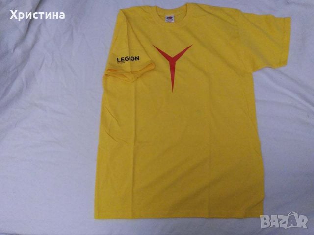 Lenovo Legion жълта тениска