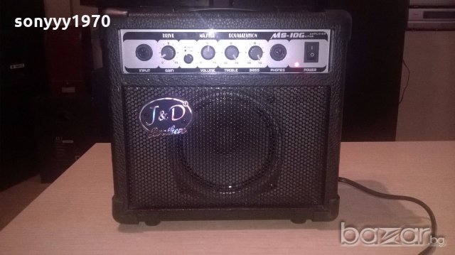 j&d brothers ms10g guitar amplifier-внос швеицария, снимка 2 - Ресийвъри, усилватели, смесителни пултове - 19126512