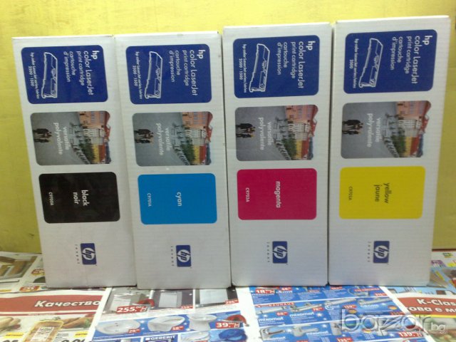 Цветни тонери за принтер HP CLJ 1500, HP CLJ 2500